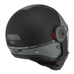 KASK MOTOCYKLOWY NZI MINIMOD DUO SMART BLACK ANTRACITE MATT 