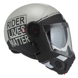 KASK MOTOCYKLOWY NZI MINIMOD DUO INVOLT GREYBLACK GREY MATT 
