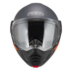 KASK MOTOCYKLOWY NZI MINIMOD DUO WATSON ANTRACITEBLACK ANTRACITE MATT 