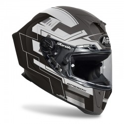 KASK AIROH GP550 S CHALLENGE BLACK MATT 
