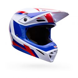 KASK MOTOCYKLOWY BELL MX-10 MIPS DYNO RED WHITE 