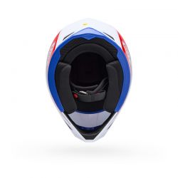 KASK MOTOCYKLOWY BELL MX-10 MIPS DYNO RED WHITE 