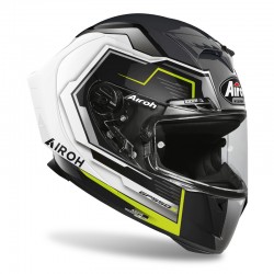 KASK AIROH GP550 S RUSH WHITE/YELLOW GLOSS 