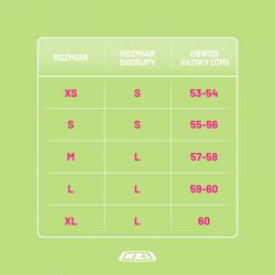 KASK MOTOCYKLOWY NZI PASARELA MARGARITAS NARANJA Y ROSA 