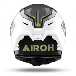 KASK AIROH GP550 S RUSH WHITE/YELLOW GLOSS 