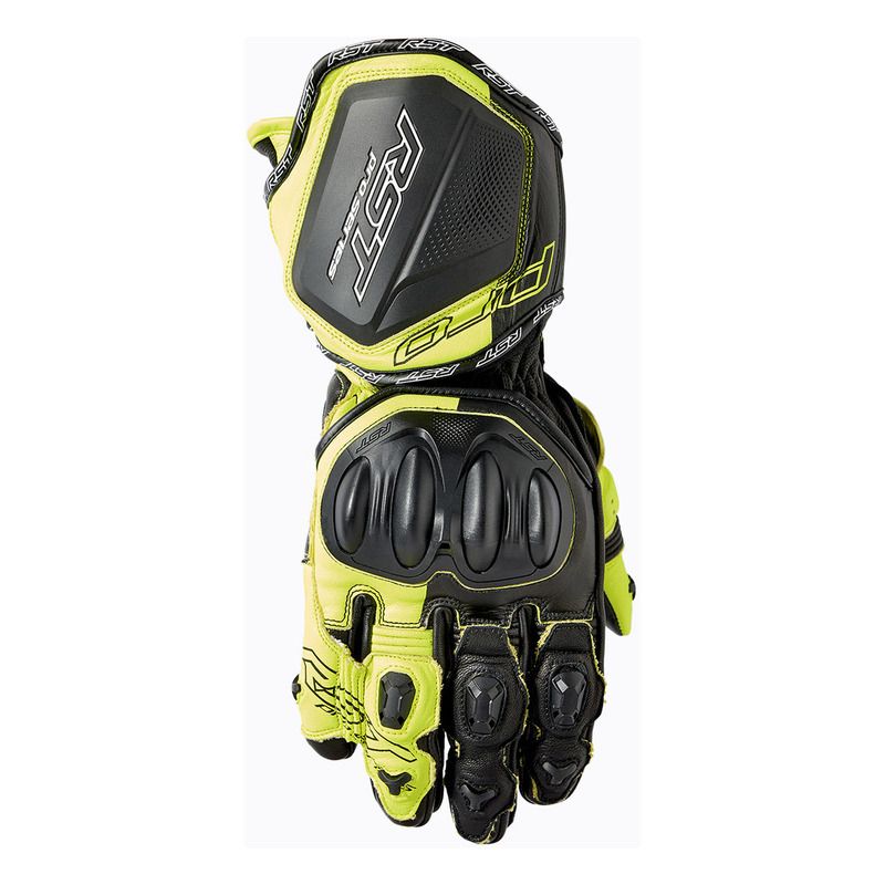 RĘKAWICE MOTOCYKLOWE RST PRO SERIES GP D3O BLACK FLUO YELLOW 