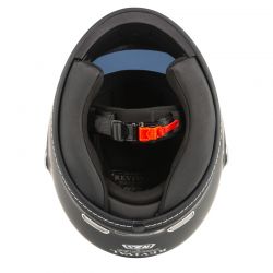 KASK MOTOCYKLOWY NZI REVIVAL MATT BLACK 