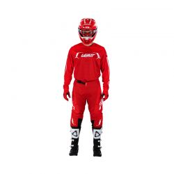 STRÓJ OFFROADOWY BLUZA I SPODNIE LEATT RIDE KIT MOTO 3.5 RED 