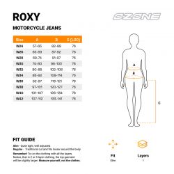 JEANSY MOTOCYKLOWE DAMSKIE OZONE ROXY WASHED BLACK 34/30