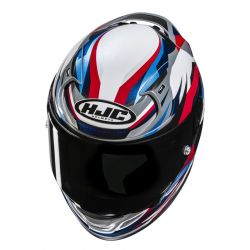KASK MOTOCYKLOWY HJC RPHA12 DRAVIX RED BLUE 