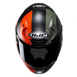 KASK MOTOCYKLOWY HJC RPHA12 OTTIN GREEN ORANGE 