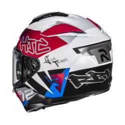 KASK MOTOCYKLOWY HJC RPHA72 GOLDY WHITE RED 