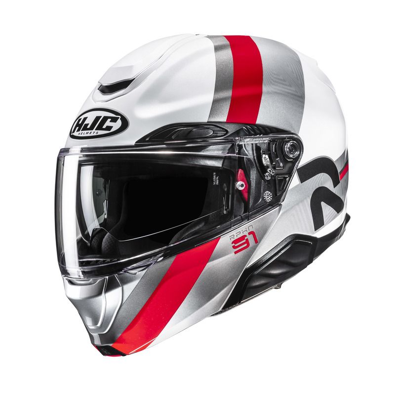 KASK MOTOCYKLOWY HJC RPHA91 FENSH WHITE RED 