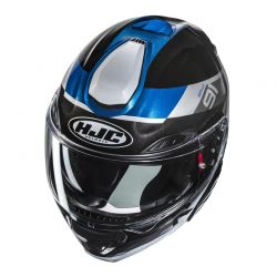 KASK MOTOCYKLOWY HJC RPHA91 MADAL BLACK BLUE 