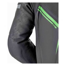 KOMBINEZON MOTOCYKLOWY JEDNOCZĘŚCIOWY RST S1 D3O BLACK GREY FLUO GREEN 