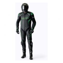 KOMBINEZON MOTOCYKLOWY JEDNOCZĘŚCIOWY RST S1 D3O BLACK GREY FLUO GREEN 