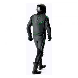 KOMBINEZON MOTOCYKLOWY JEDNOCZĘŚCIOWY RST S1 D3O BLACK GREY FLUO GREEN 