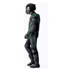 KOMBINEZON MOTOCYKLOWY JEDNOCZĘŚCIOWY RST S1 D3O BLACK GREY FLUO GREEN 