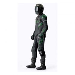 KOMBINEZON MOTOCYKLOWY JEDNOCZĘŚCIOWY RST S1 D3O BLACK GREY FLUO GREEN 