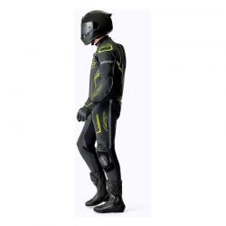 KOMBINEZON MOTOCYKLOWY JEDNOCZĘŚCIOWY RST S1 D3O BLACK GREY FLO YELLOW 