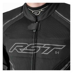 KURTKA MOTOCYKLOWA TEKSTYLNA RST S1 MESH D3O BLACK BLACK BLACK 