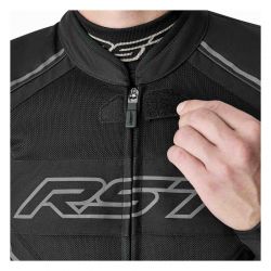 KURTKA MOTOCYKLOWA TEKSTYLNA RST S1 MESH D3O BLACK BLACK BLACK 
