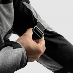 KURTKA MOTOCYKLOWA TEKSTYLNA REBELHORN SCANDAL 3 BLACK GREY FLUO YELLOW 