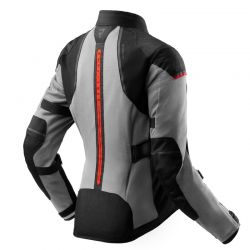 KURTKA MOTOCYKLOWA TEKSTYLNA DAMSKA REBELHORN SCANDAL 3 BLACK GREY RED 