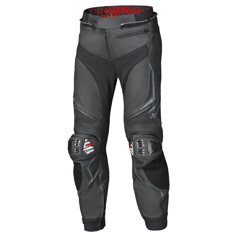SPODNIE SKÓRZANE HELD GRIND II BLACK STOCKY 