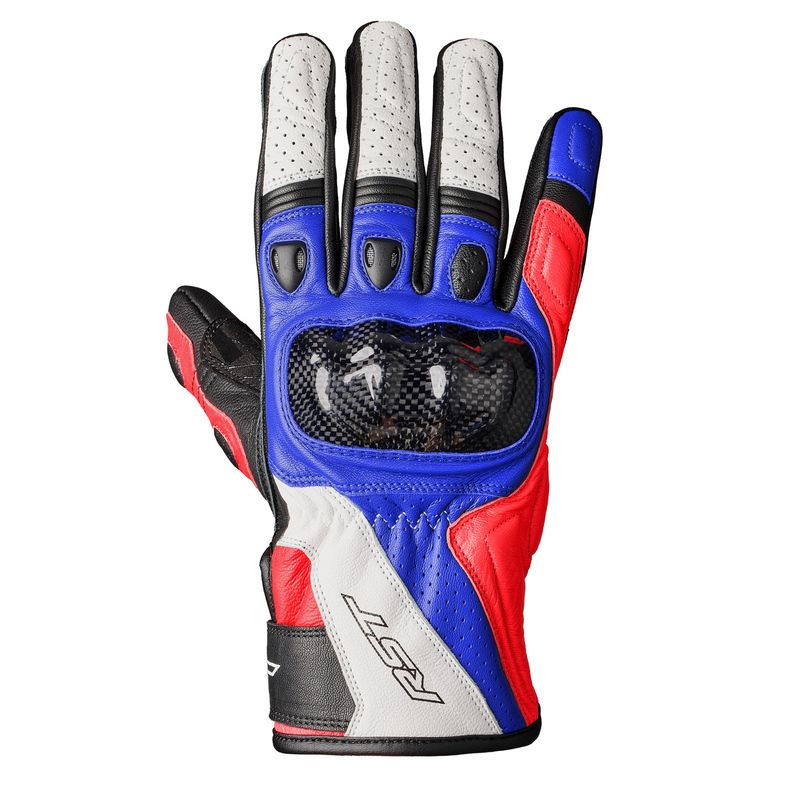 RĘKAWICE MOTOCYKLOWE RST STUNT 3 RED BLUE WHITE 