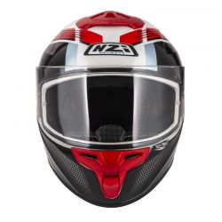 KASK MOTOCYKLOWY NZI TRENDY STREAM RAPID WHITE RED BLUE RED S 