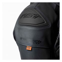 KURTKA MOTOCYKLOWA SKÓRZANA RST TRACTECH EVO D3O BLACK BLACK BLACK 