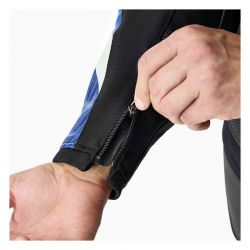 KURTKA MOTOCYKLOWA SKÓRZANA RST TRACTECH EVO D3O BLACK BLUE 