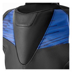 KURTKA MOTOCYKLOWA SKÓRZANA RST TRACTECH EVO D3O BLACK BLUE 