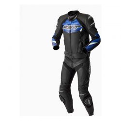 KURTKA MOTOCYKLOWA SKÓRZANA RST TRACTECH EVO D3O BLACK BLUE 