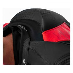 KURTKA MOTOCYKLOWA SKÓRZANA RST TRACTECH EVO D3O BLACK FLUO RED 