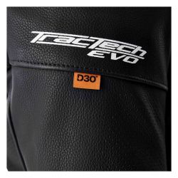 KURTKA MOTOCYKLOWA SKÓRZANA RST TRACTECH EVO D3O BLACK WHITE 