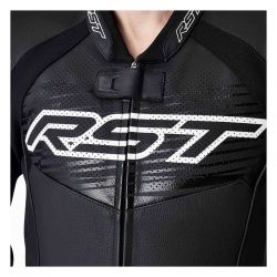 KURTKA MOTOCYKLOWA SKÓRZANA RST TRACTECH EVO D3O BLACK WHITE 