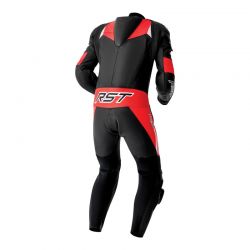 KOMBINEZON MOTOCYKLOWY JEDNOCZĘŚCIOWY RST TRACTECH EVO D3O BLACK FLUO RED 