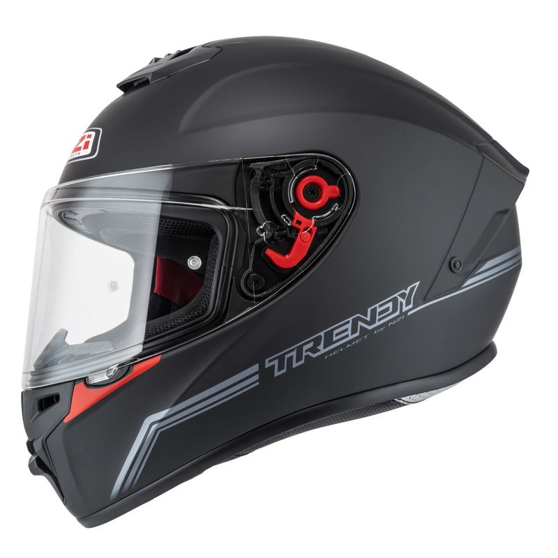 KASK MOTOCYKLOWY NZI TRENDY STREAM SOLID NOUVEAU MATT BLACK 
