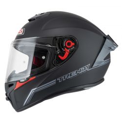 KASK MOTOCYKLOWY NZI TRENDY STREAM SOLID NOUVEAU MATT BLACK 