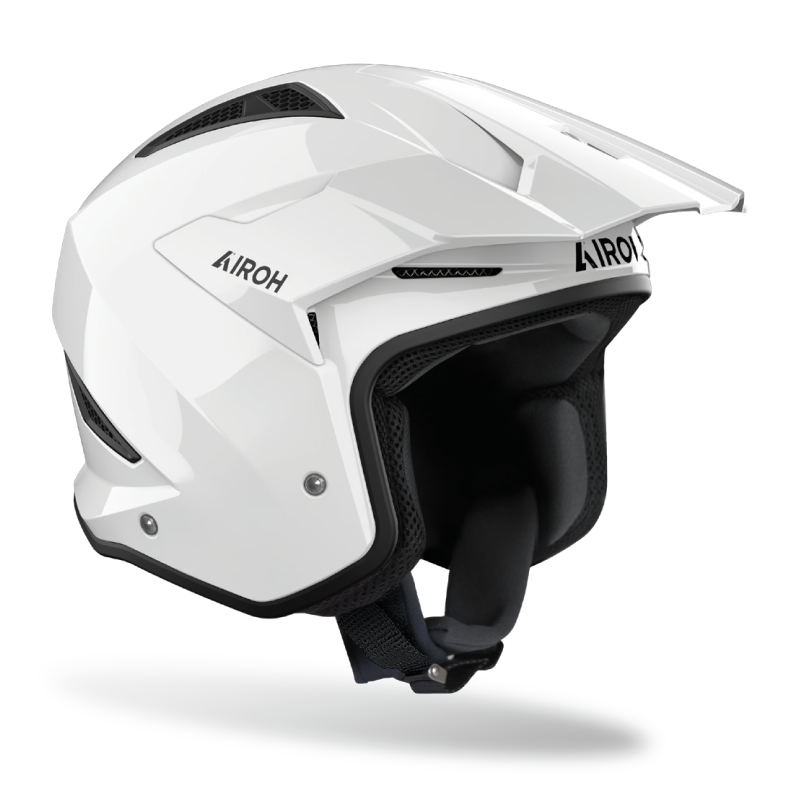 KASK MOTOCYKLOWY AIROH TRR 2 COLOR WHITE GLOSS 