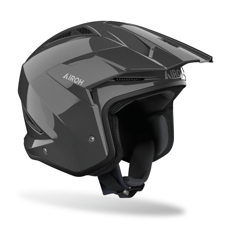 KASK MOTOCYKLOWY AIROH TRR 2 COLOR DARK GREY GLOSS 