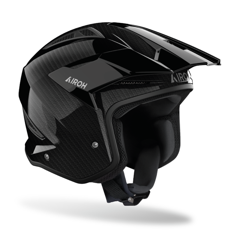 KASK MOTOCYKLOWY AIROH TRR 2 CARBON GLOSS 