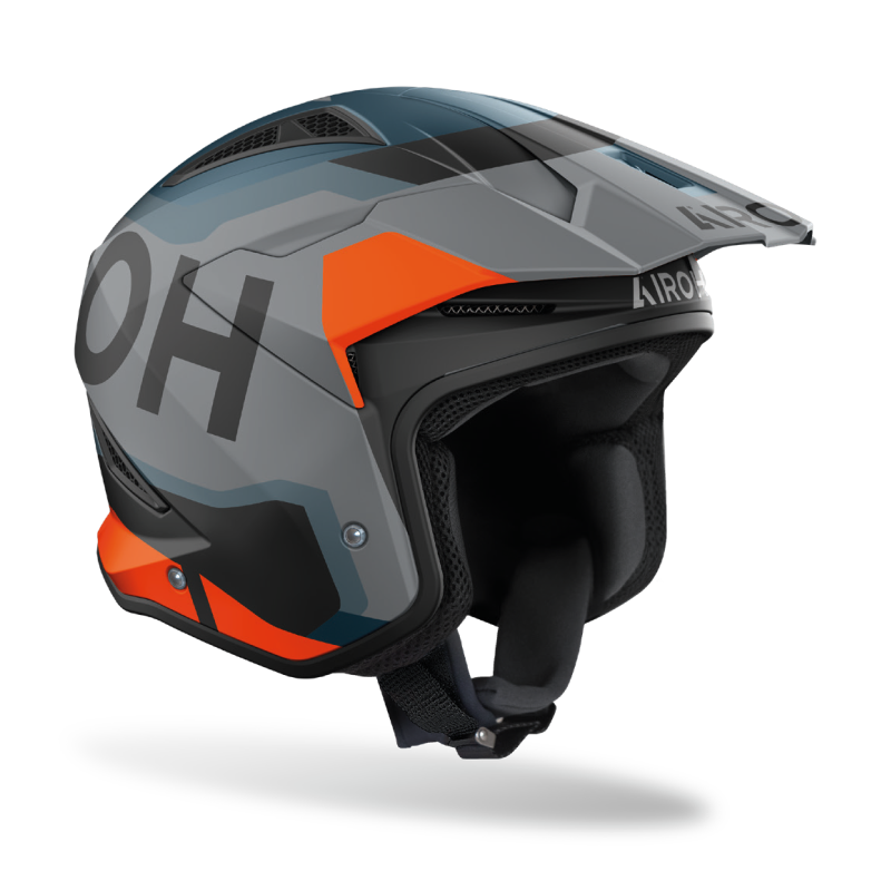 KASK MOTOCYKLOWY AIROH TRR 2 JUPITER ORANGE MATT 