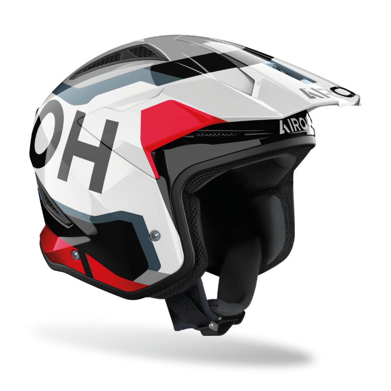 KASK MOTOCYKLOWY AIROH TRR 2 JUPITER RED GLOSS 
