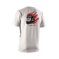 T-SHIRT LEATT CORE CREAM WHITE 