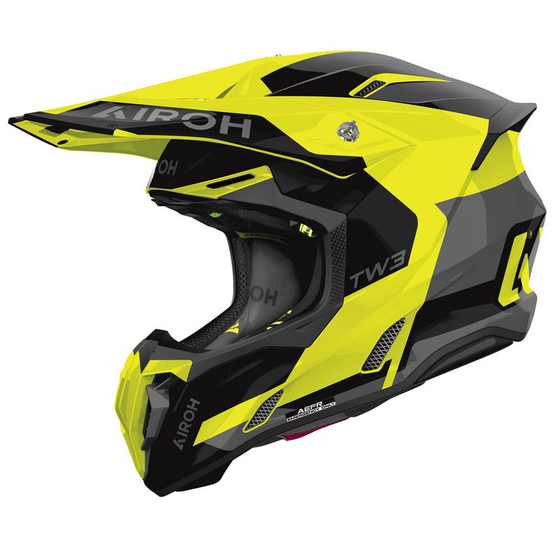 KASK MOTOCYKLOWY AIROH TWIST 3 FANCY YELLOW GLOSS 
