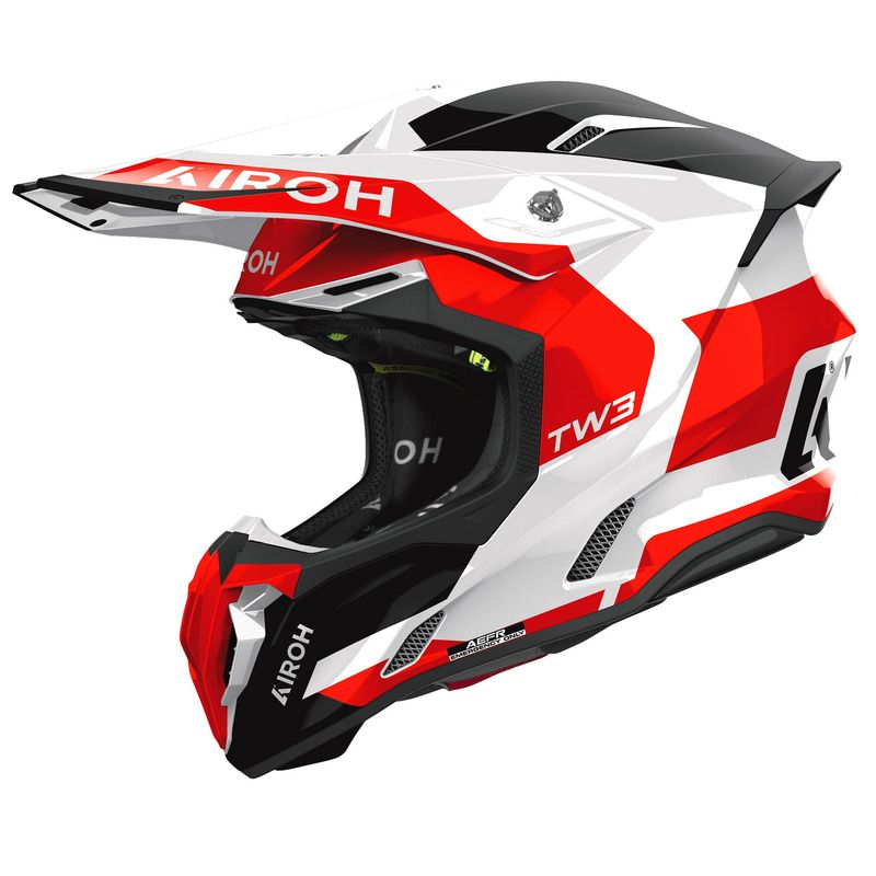 KASK MOTOCYKLOWY AIROH TWIST 3 FANCY RED GLOSS 