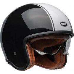 KASK MOTOCYKLOWY BELL TX501 ECE6 RALLY BLACK WHITE 
